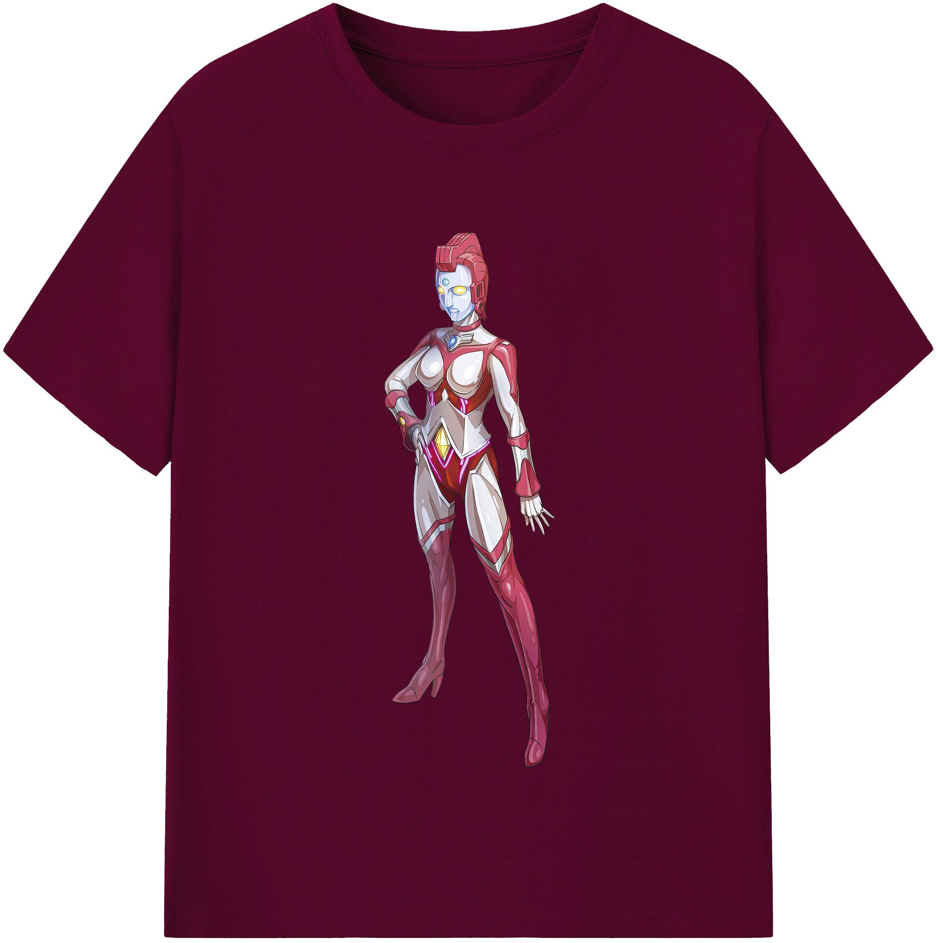 （画像用） ウルトラマン Ultraman レディースカジュアルプリントTシャツ（綿100％）